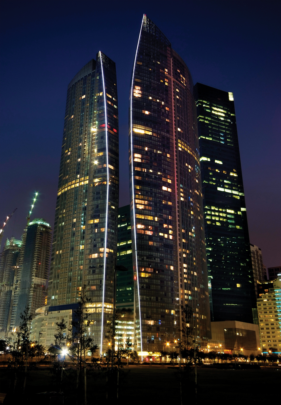 A private residential condominium at Marina Bay, Singapore.