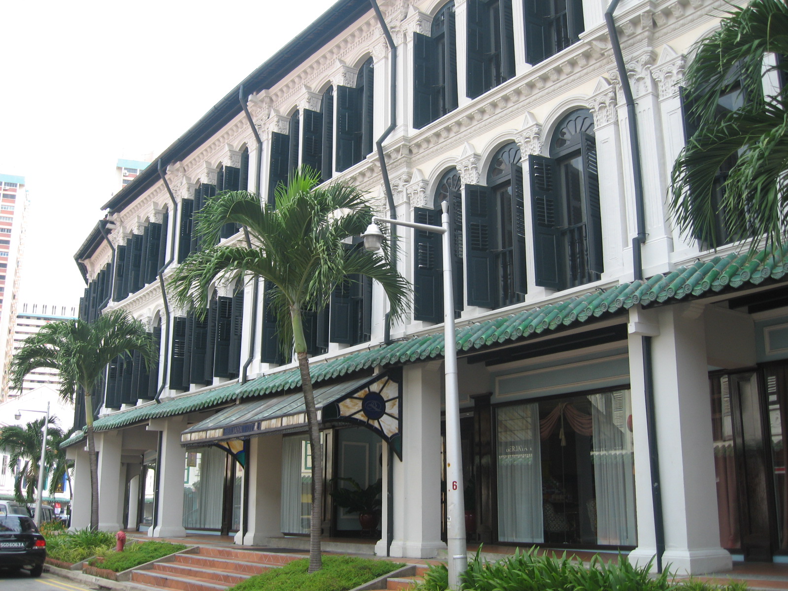 A conservation shophouse hotel in the Duxton area, Singapore.