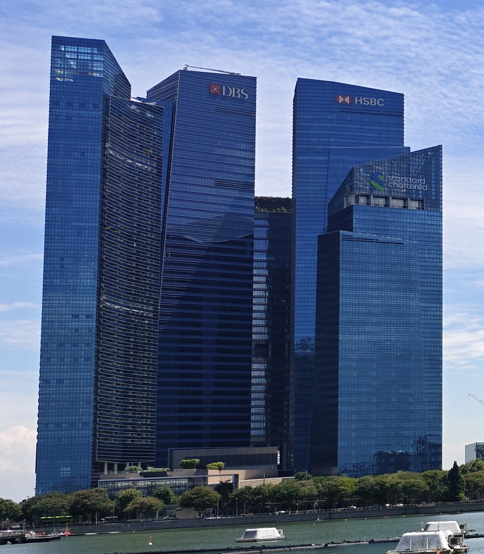 Marina Bay Financial Centre towers, Singapore.