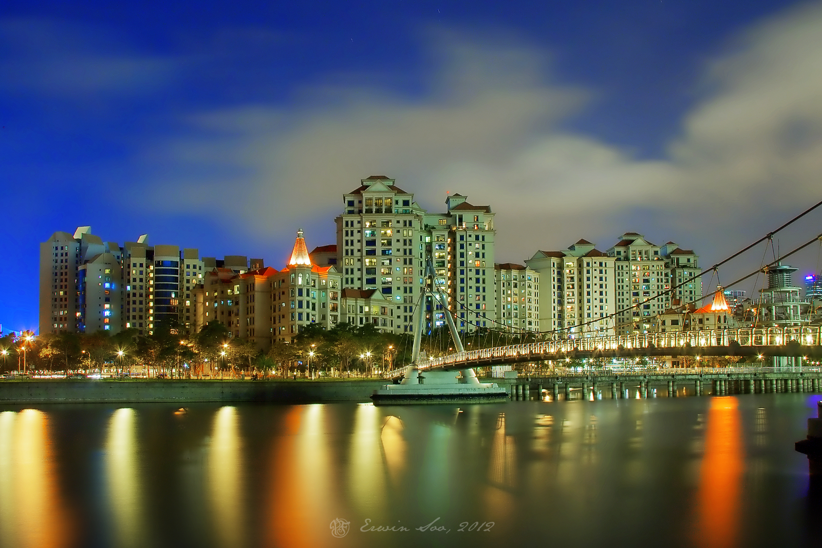 Waterfront residences at Tanjong Rhu on the Kallang Basin, Singapore.